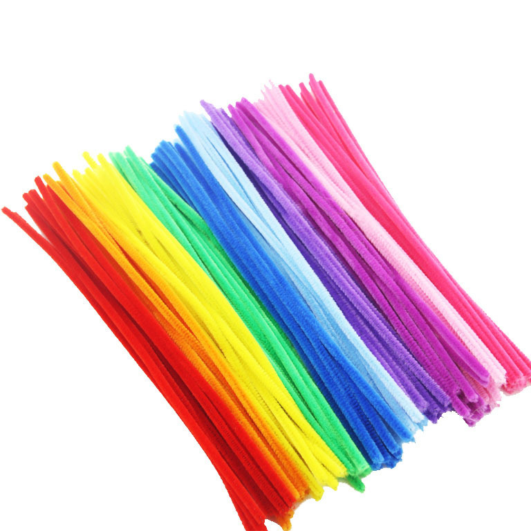 Picture of Children's puzzle twist bar environmental protection color wool wool root plush DIY kindergarten handmade beautiful Labor materials
