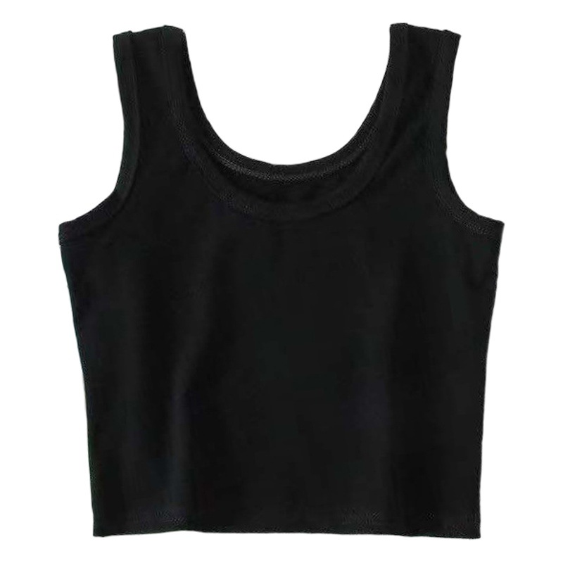 Short Beautiful Back Suspbottomer White Vest for Women 2025 Summer New Tight-Fitting Bm Style Top for Outer Wear European and American Sexy Bottoming