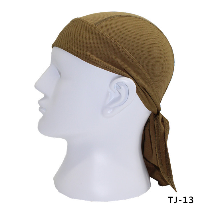 Picture of Outdoor Cycling Pirate Hat Quick-Drying Sports Turban Moisture-Wicking Breathable Sun Protection Hood Pirate Turban Small Hat
