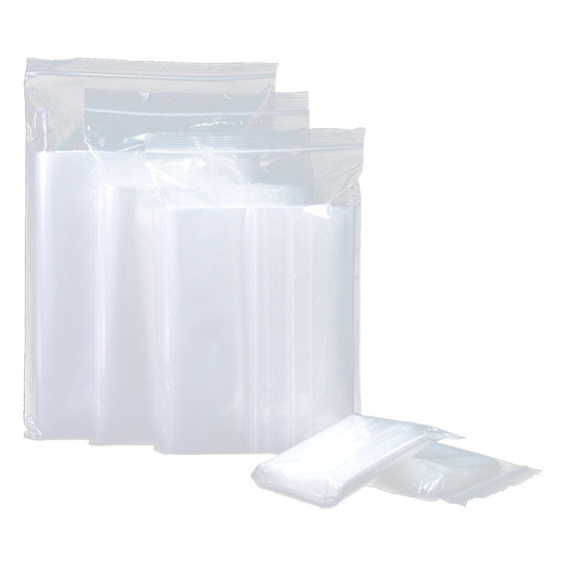 Yizhang leather thickened transparent PE ziplock bag sealed bag chain sealed bag plastic sealed bag jewelry bag factory wholesale