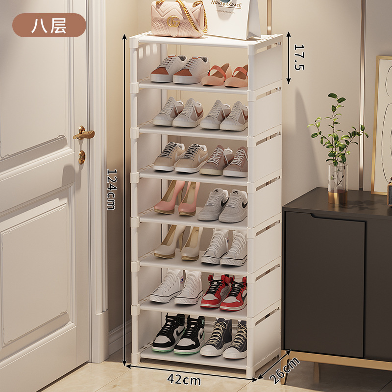 Picture of Shoe rack home door multi-storey small and narrow simple rental room shoe cabinet to store 2025 new dormitory shoes