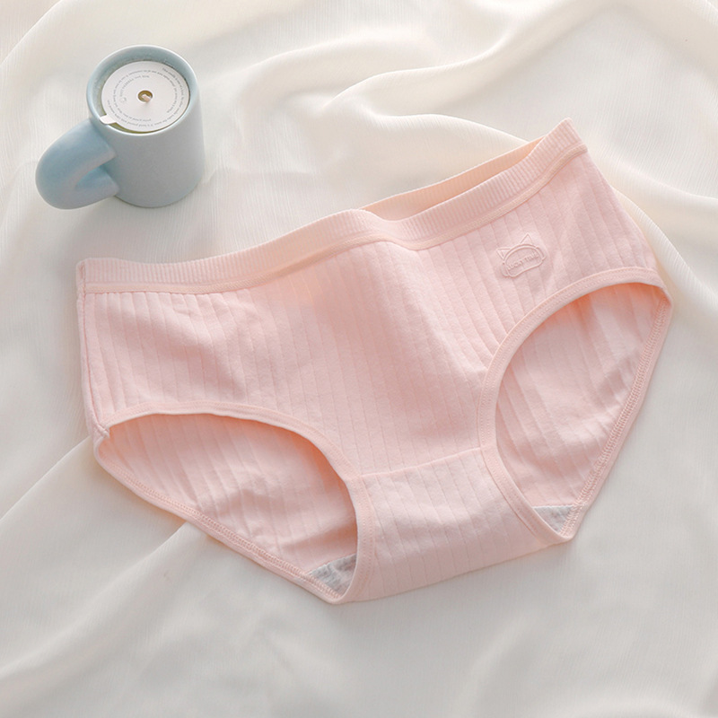 Picture of Baonasi Pure Cotton Women's Underwear, Seamless Antibacterial Cotton Crotch Girls' Shorts, Mid-Waist Large Size Briefs