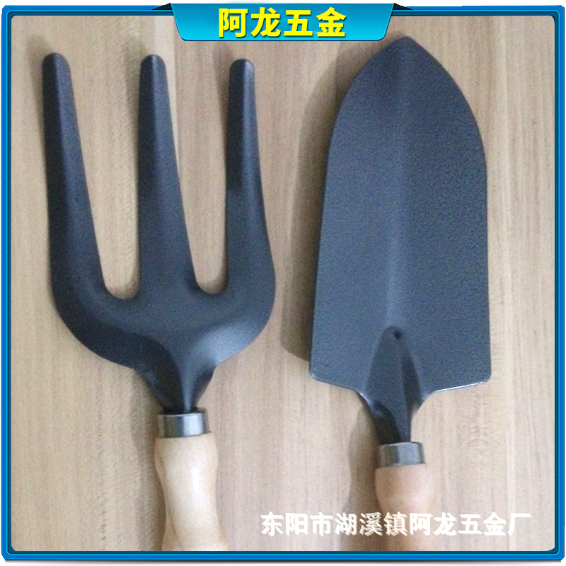 Garden tools suit mini agricultural garden tools wooden handle garden potted shovel rake processing