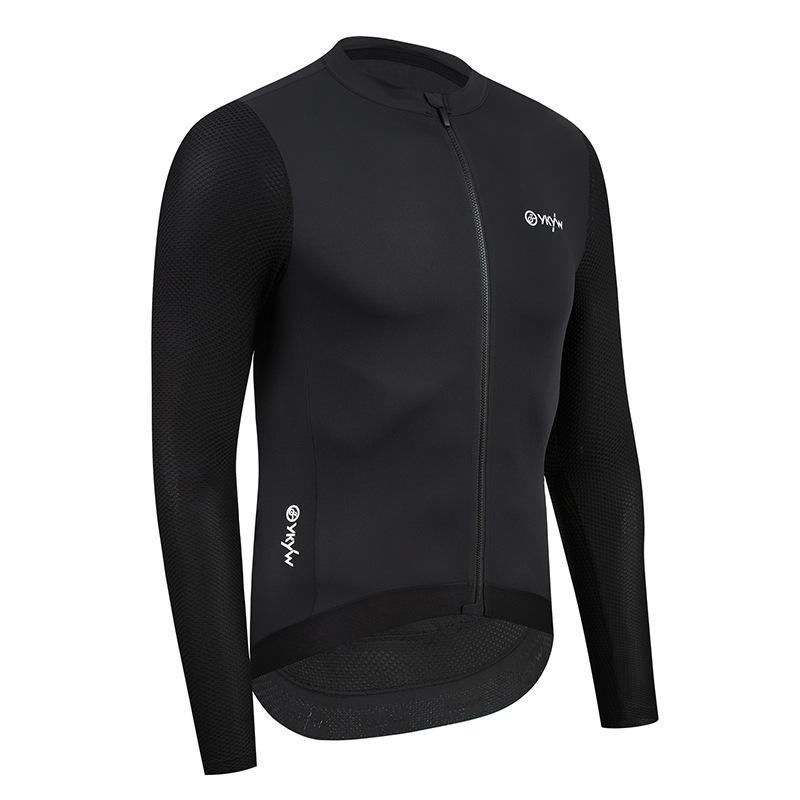 Picture of YKYW New Bicycle Sports Top Summer Hover Tight Breathable Sweat-wicking Men's Riding Clothes Long Sleeve