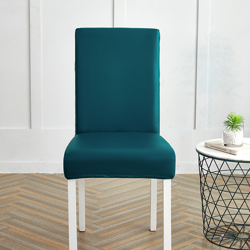 Picture of Chair Cover Cross-border New Solid Color Stretch Leather Seat Cover Amazon Dining Chair Office Waterproof and Dustproof Chair Cover