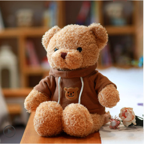 Picture of Sweater Teddy Bear Hug Bear Doll Plush Toy Bear Pillow Doll Wedding Gift Cute