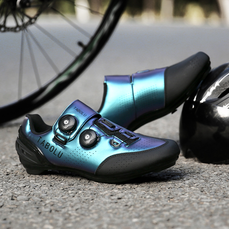 Factory new mountain bike lock shoes bicycle men and women riding shoes road bike lock shoes breathable single car shoes in stock