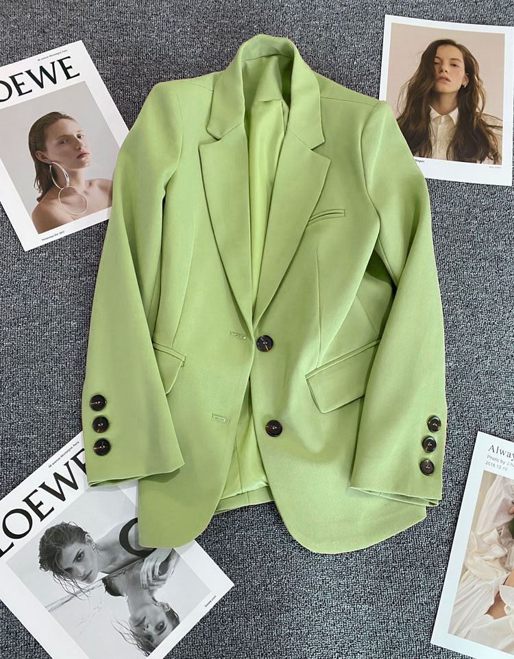 Picture of 2024 Early Spring and Autumn New Korean Style Small Suit Women's OL Commuter Fashion Wear Small Casual Suit Jacket