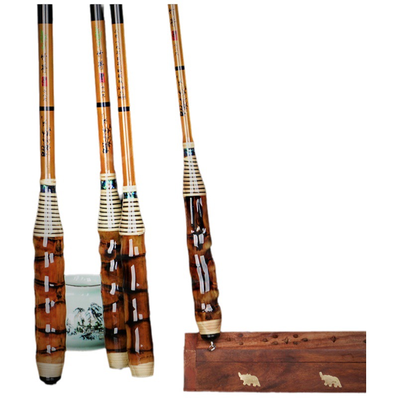 Bamboo Liang Luohan Bamboo Platform Fishing Rod Carbon Ultra-Light 37-Adjustable Crucian Carp Rod Super-Hard 28-Adjustable Carp Rod Long-Section Fishing Rod