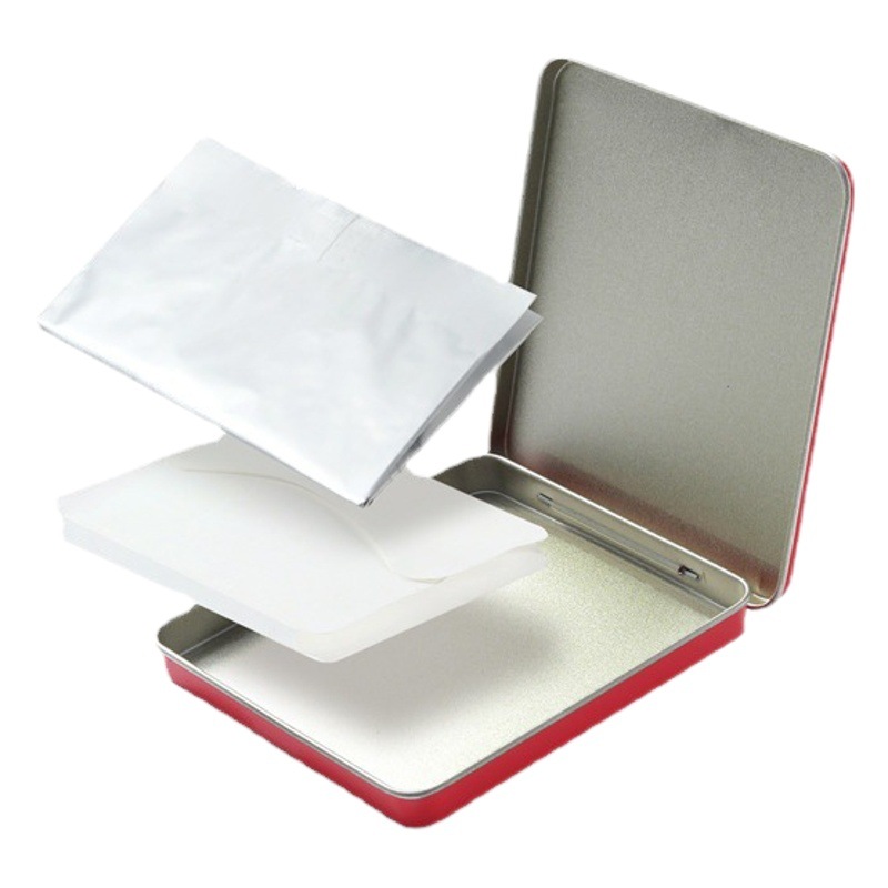 in stock pressed cake tea iron box square tea brick tea packaging iron box carry chocolate candy iron box