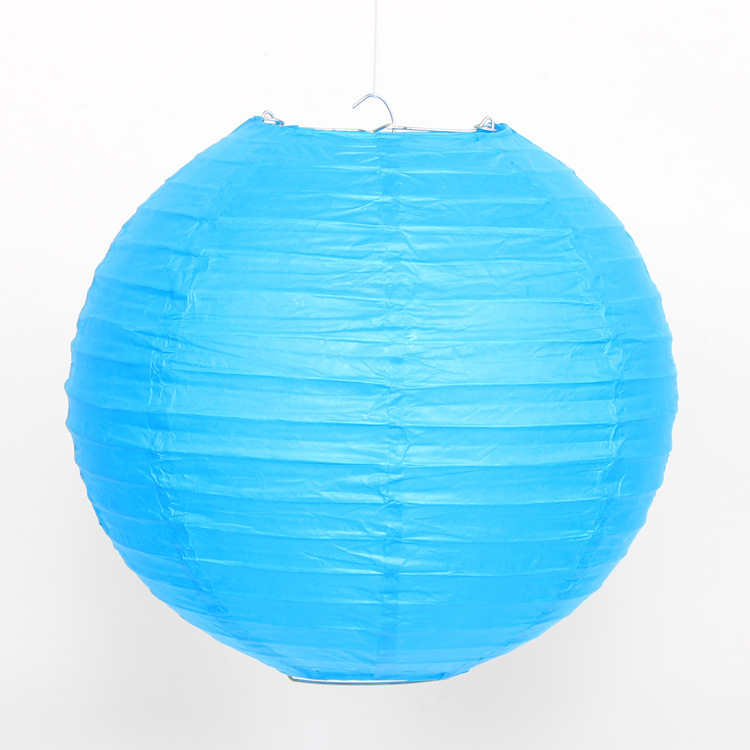 Picture of [Hengyue] National Day and Mid-Autumn Festival Wedding Shopping Mall Decoration Round Paper Lanterns DIY Handmade Lanterns Manufacturer