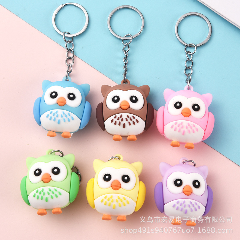 New Cute Owl Doll Keychain Pendant Accessories Student Couple Doll Activity Small Gifts Wholesale