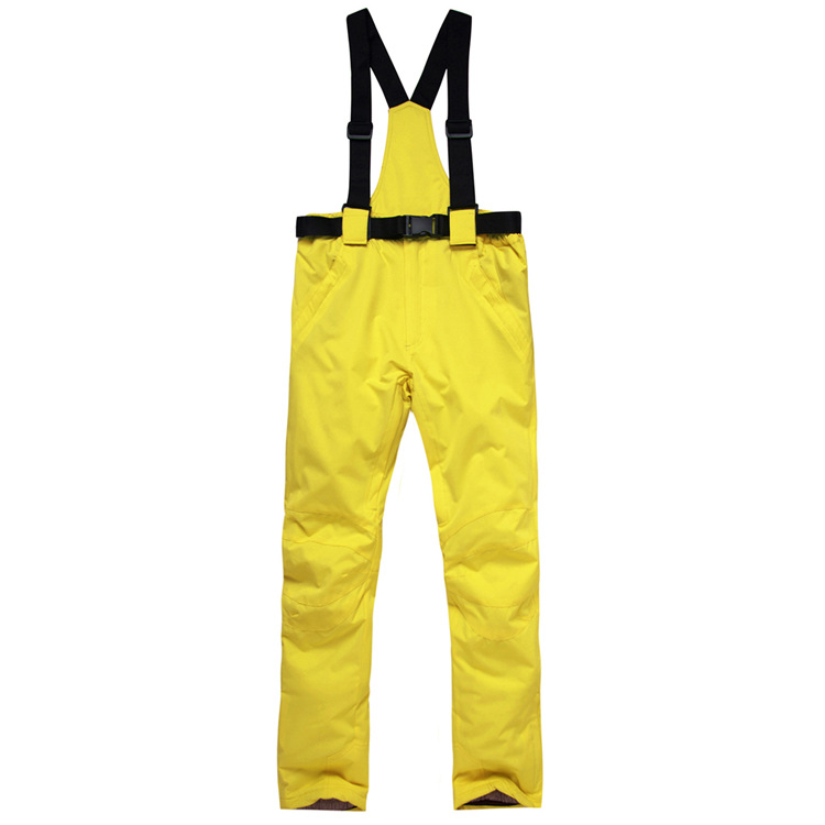 Picture of Women's Men's Winter Outdoor Couple's Ski Pants Warm Thickened Strap Cotton Pants