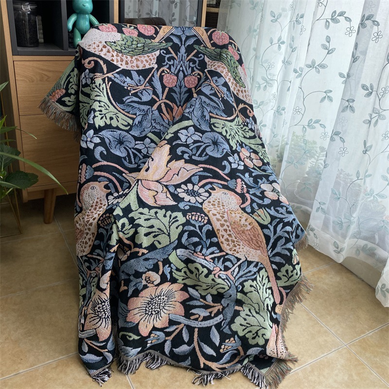 Picture of Cross-border World Famous Painting Line Blanket Casual Decorative Sofa Towel Blanket Tapery Carpet Bed End Blanket Table Top Decorative Cover Cloth