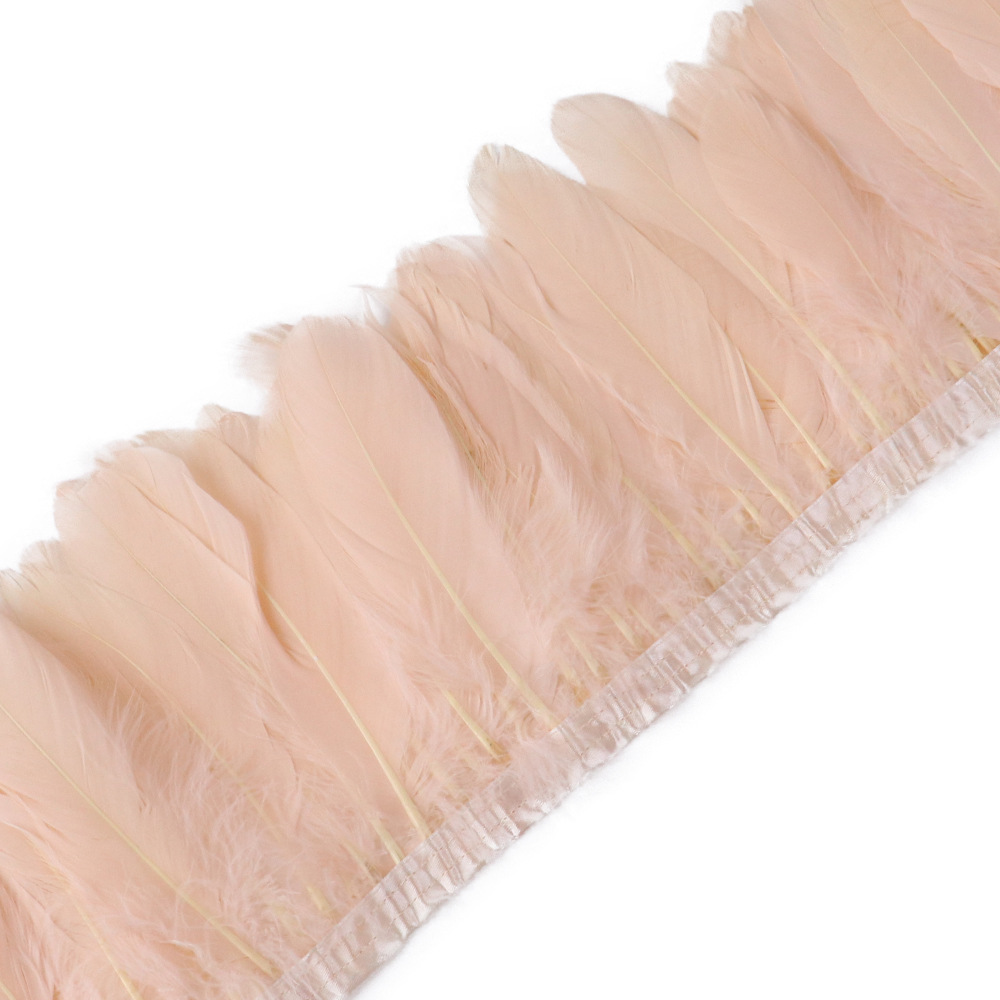 Picture of Goose feather large floating cloth belt/edge DIY handicraft accessories stage performance clothing accessories manufacturers in stock sales