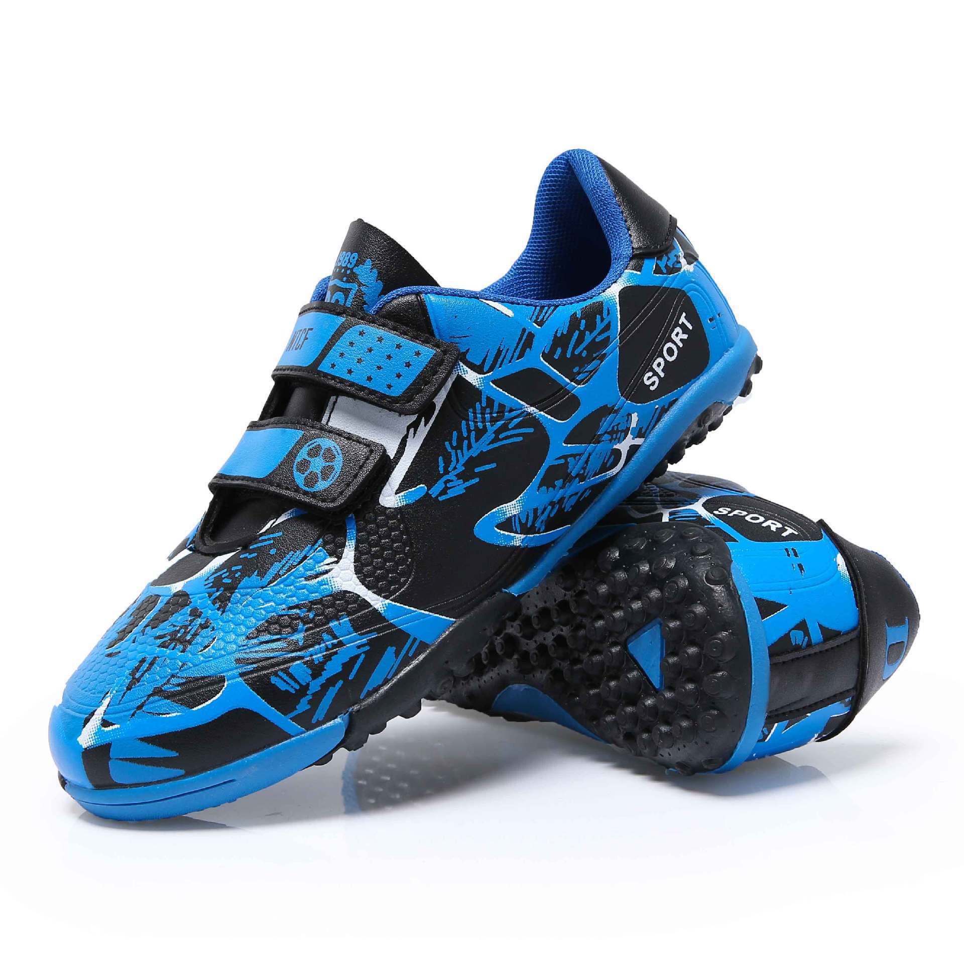 Picture of New Spring and Summer Velcro Football Shoes, Fashionable Long Spike Sports Shoes, Low-Top Children's Sports Shoes, Running Shoes