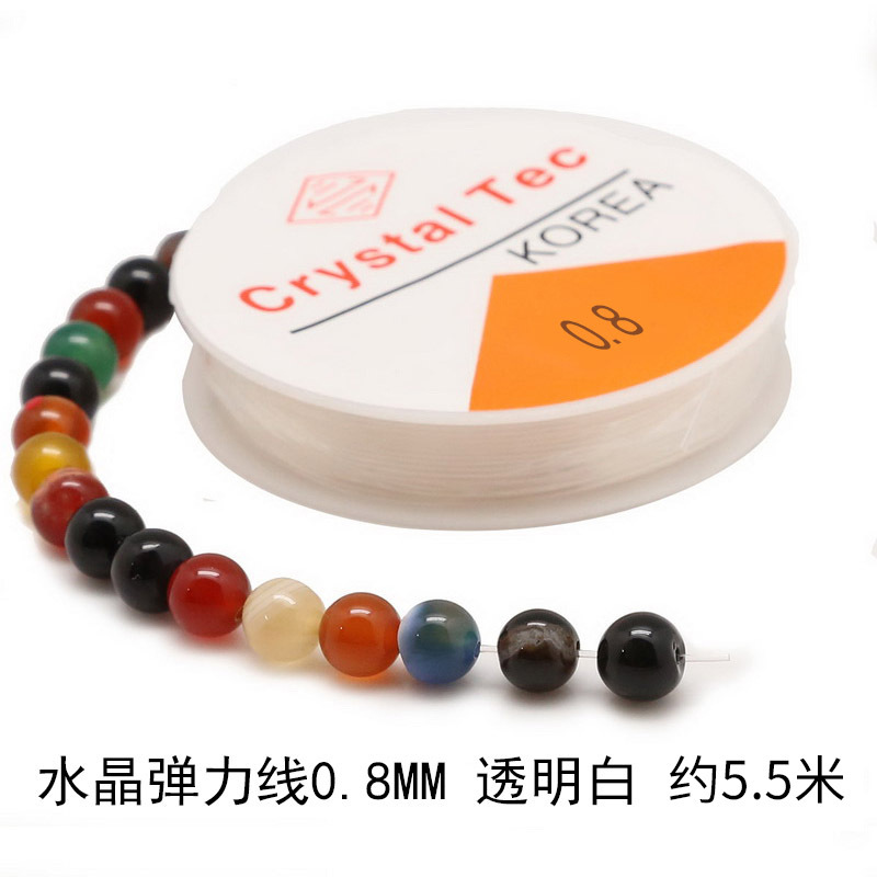 Picture of High quality crystal thread bead elastic string bracelet necklace elastic rope diy handmade accessories jewelry material