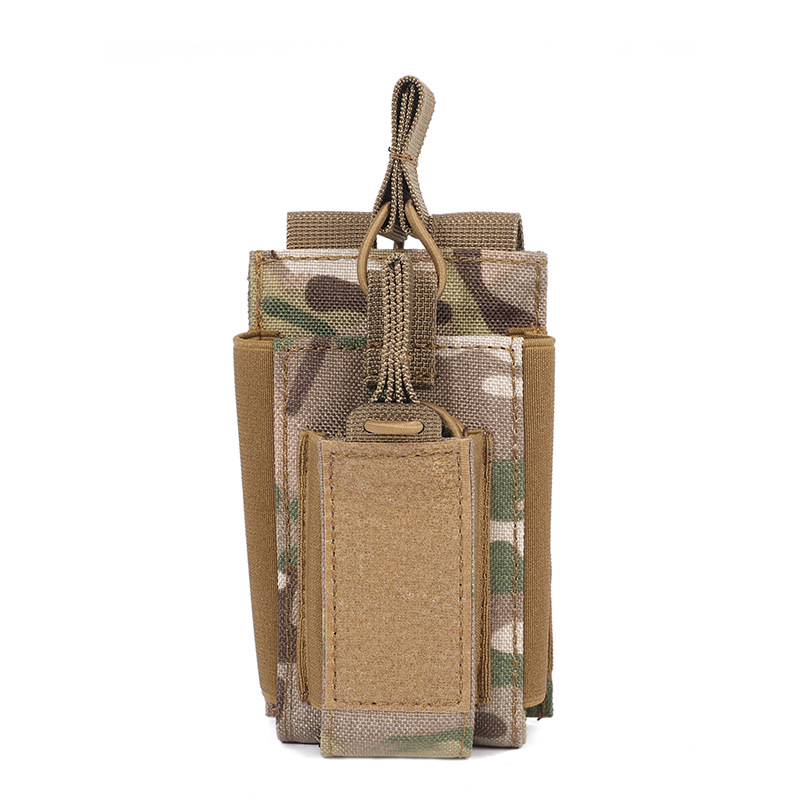Picture of Tactical single clip bag 1000D nylon military fan mother and child tool bag model accessories camouflage tactical bag