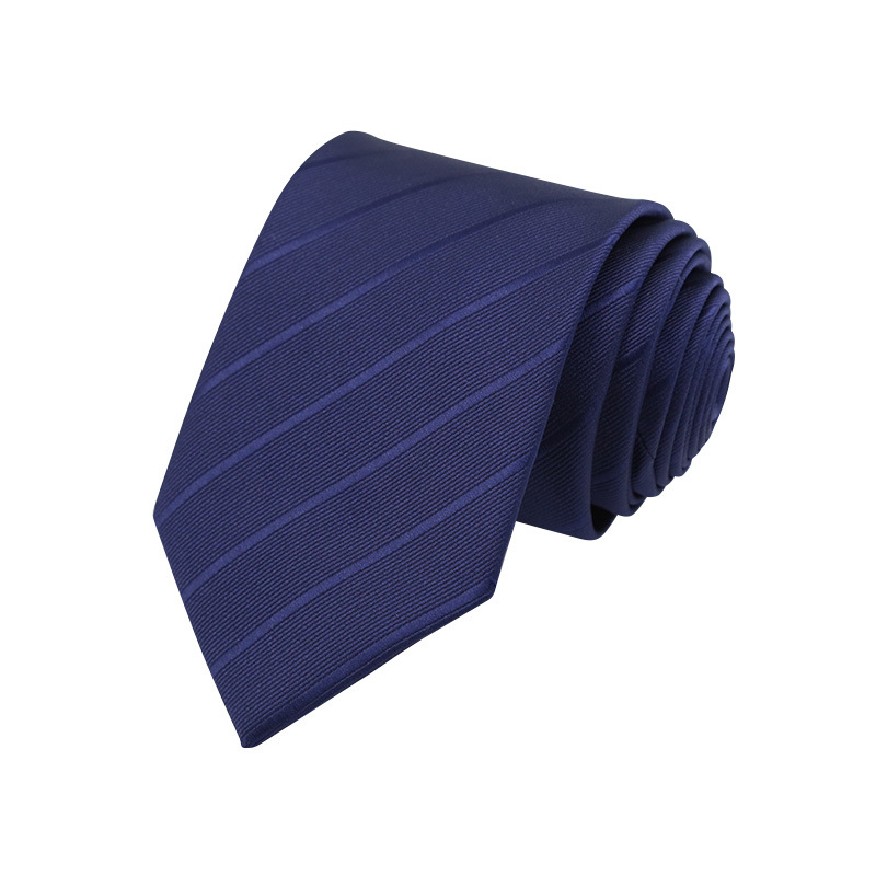 Picture of New Style Tie Men's Formal Business Casual Simple Style Solid Color Striped Arrow-Shaped Tie Manufacturer Ready Stock Wholesale