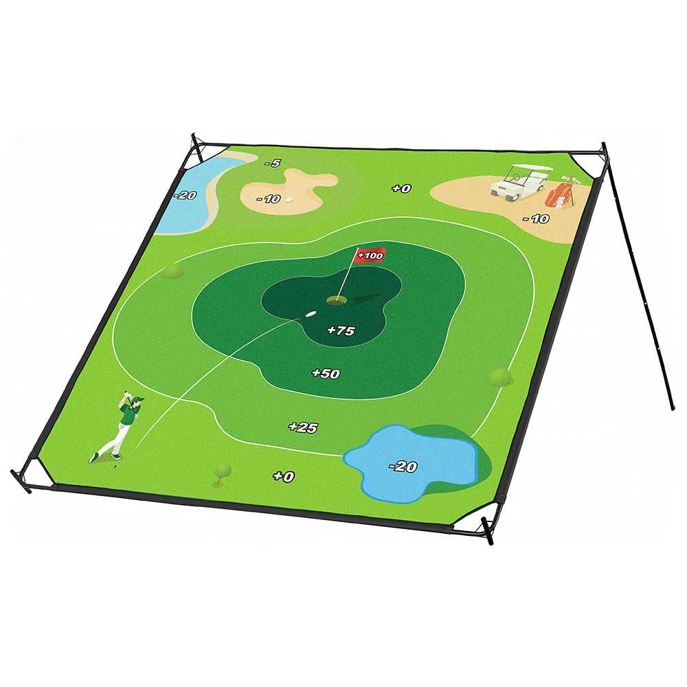 Picture of Popular indoor and outdoor golf double-sided game blanket trainer sticky ball batting pad double-sided hitting casual game