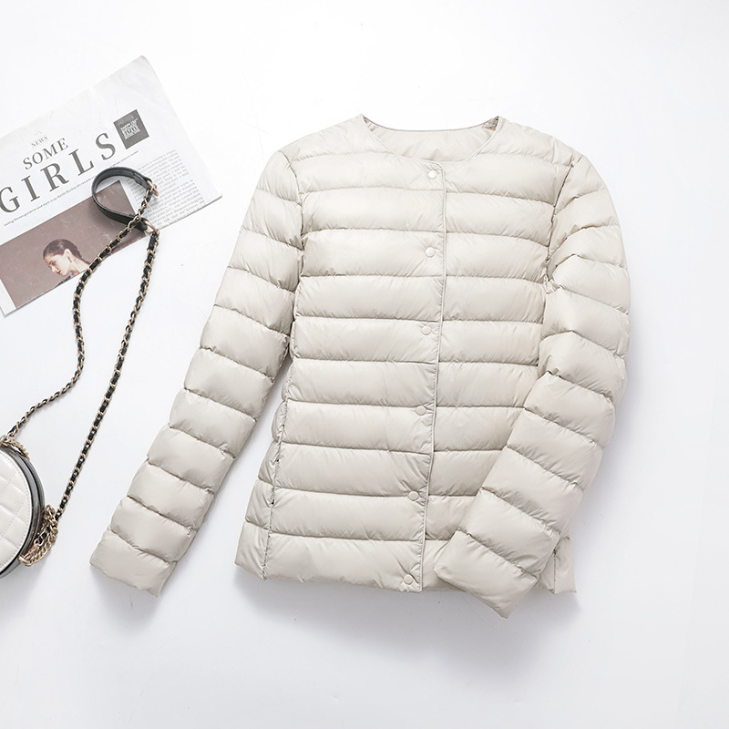 Picture of Autumn and winter 2024 new lightweight down jacket liner light thin fashion warm down jacket women's short