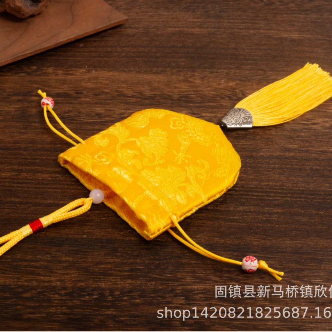 Picture of Dragon Boat Festival Sachet Sachet Empty Bag Mosquito Repellent Portable Children's Wear Plum Blossom Pendant New Chinese Round Small Dragon Pattern Sachet