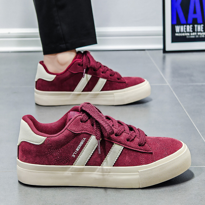 Spring 2025 New Canvas Shoes Men's Bread Shoes Trendy Casual Shoes Retro Sports Board Shoes Men's Wholesale Live