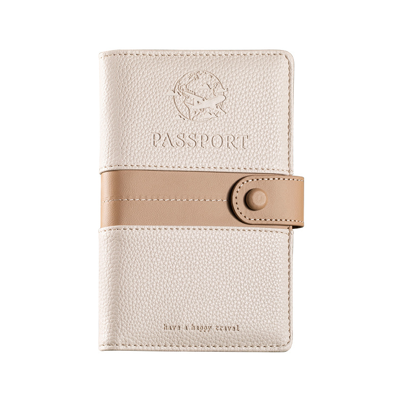Picture of Portable passport holder passport ticket holder ins passport protective case passport holder anti-theft brush overseas certificate holder card holder