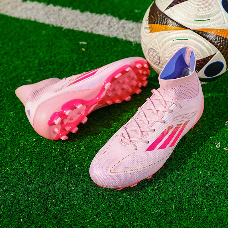 Cross-Border World Cup High-Top Football Shoes for Men, Teenagers, Students, Women, Tf Broken Nails, Ag Long Nails, Game Training Sneakers
