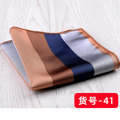 Picture of Men's suit small square scarf factory wholesale fashion polyester fashion accessories vintage embroidery pattern pocket towel men's clothing
