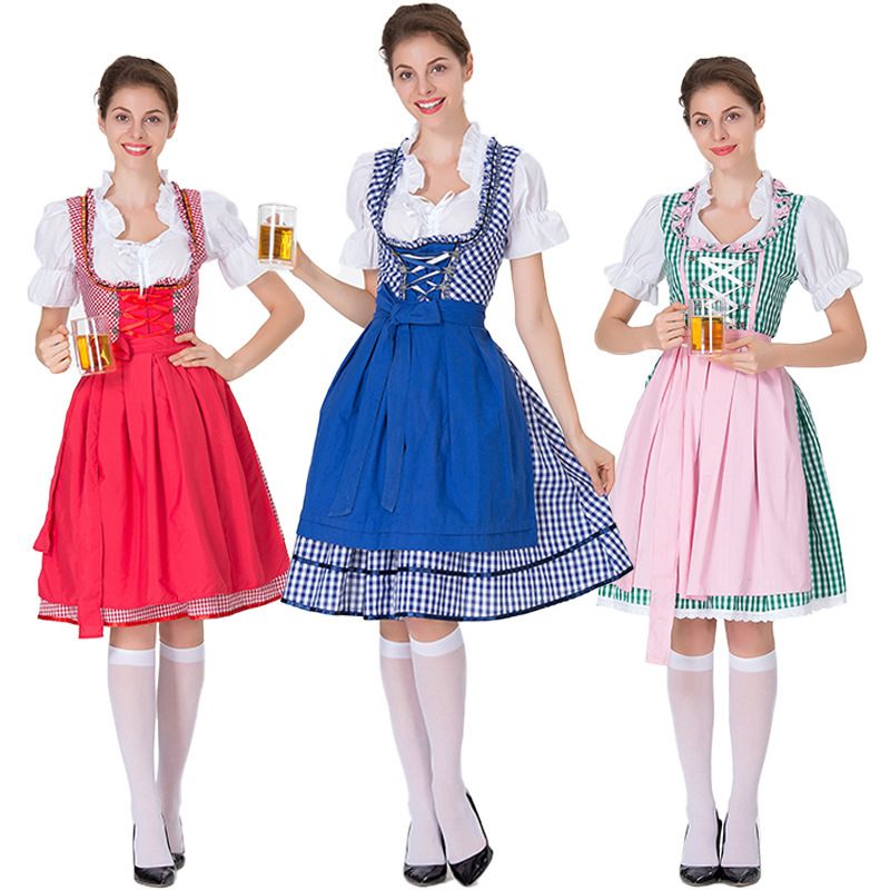 Foreign Trade Adult Women's German Beer Festival Clothing BADILIA Traditional National Stage Performance Clothing dress suit
