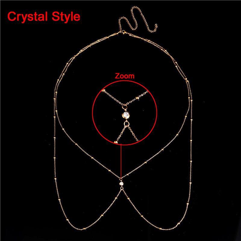 Picture of European and American Cross-border Waist Chain Sexy Casual Women's Beach Street Photoshoot Double-layer Waist Body Chain Waist Chain
