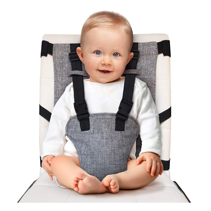 Picture of Baby Dining Chair Safety Belt Portable Kidsren's Universal Fixed Belt Outing Chair Strap Baby Eating Seat Belt