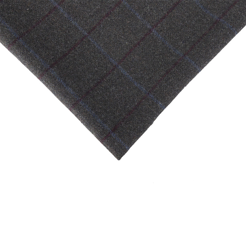 Picture of Wholesale 30 Wool Mark Plaid Fabric Wool Plaid Woolen Outwear Clothing Outwear Woolen Wool Polyester Fabric