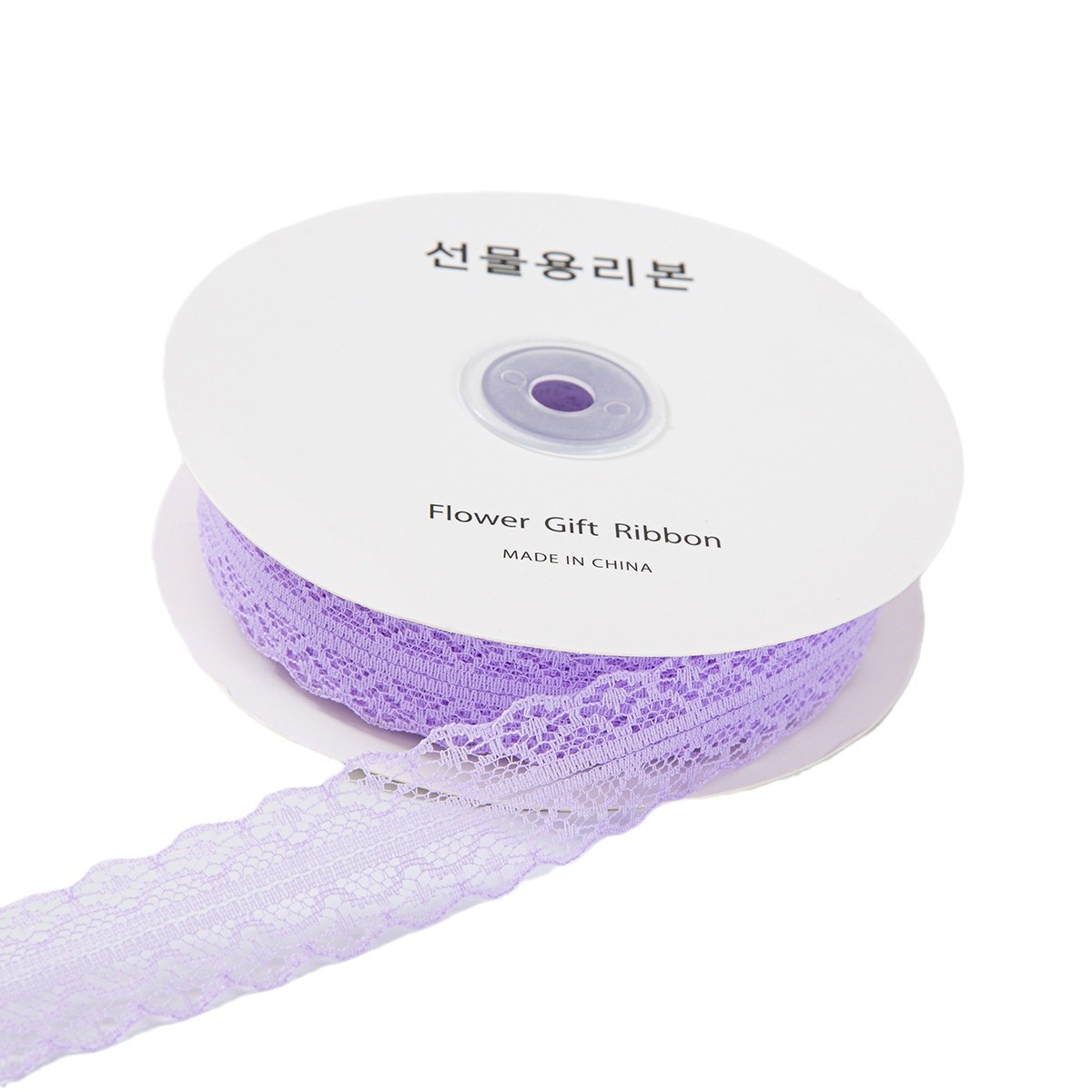 Picture of 25 yards hollow lace with lotus leaf lace polyester snow yarn bouquet flower packaging material handmade diy gift box