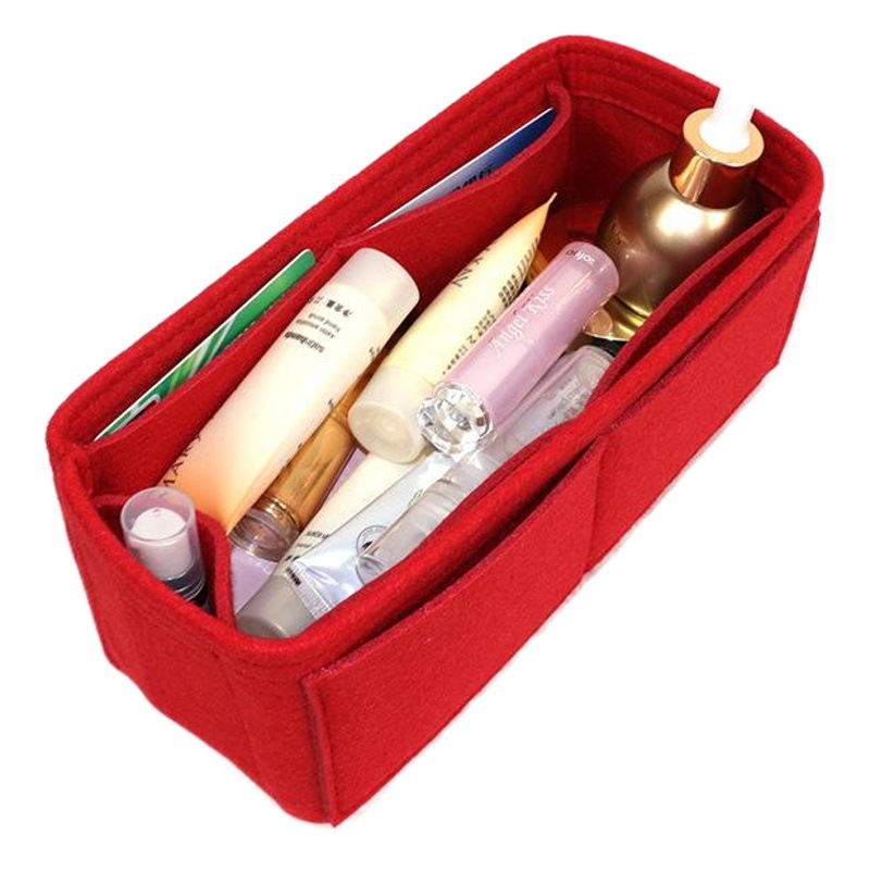 Factory felt cosmetic bag felt travel storage bag ladies liner bag creative storage bag