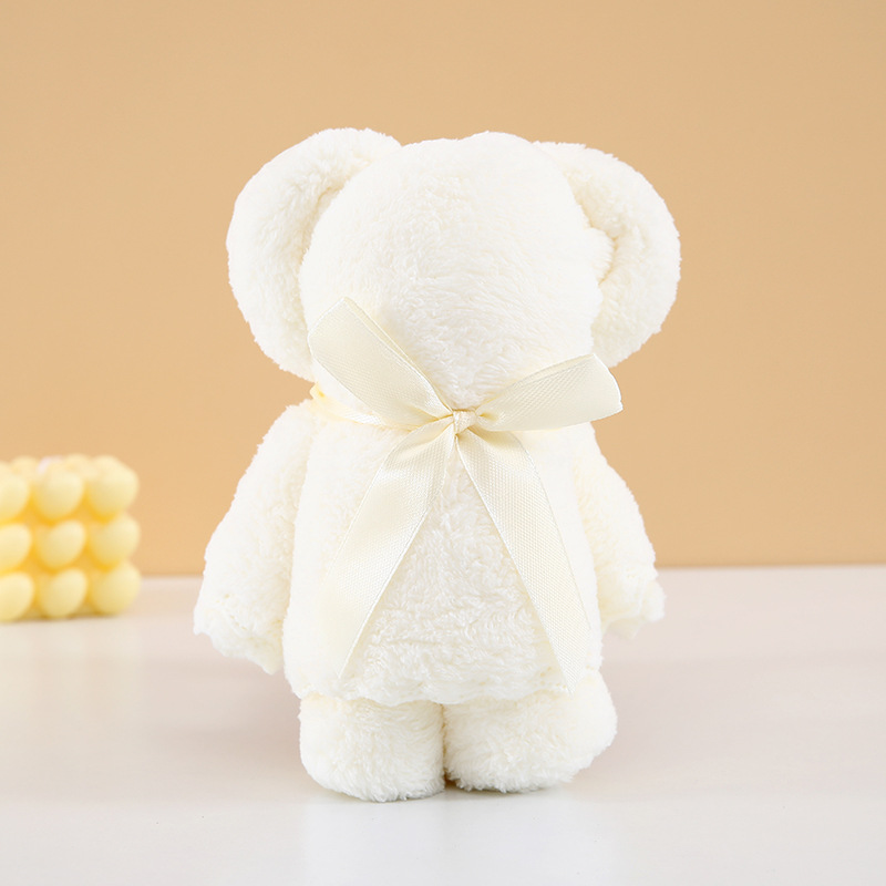 Picture of Coral fleece bear towel hand gift shop wedding birthday gift shop celebration activities cute creative gifts