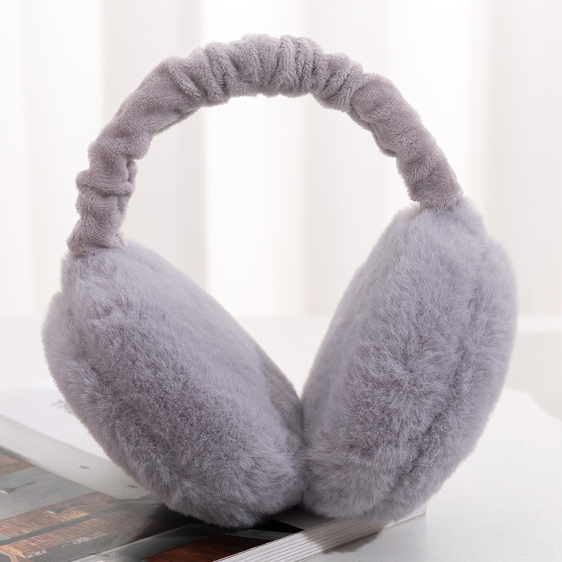 Picture of Korean Style Earmuffs Portable Foldable Hamburger Earmmuffs for Men and Women Winter Warm Earmmuffs Cold-proof Anti-freezing Ear Warming