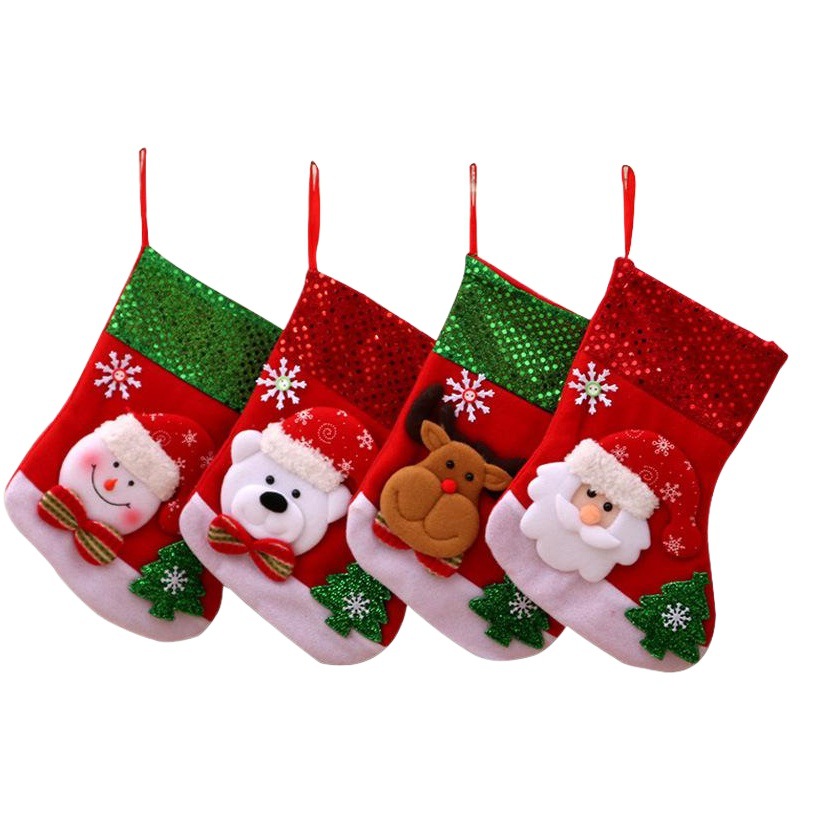 Santa Socks for the Elderly, Stereo Christmas Socks, Christmas Socks, Christmas Gift Bags, Christmas Decorations, Christmas Stocking Decorations