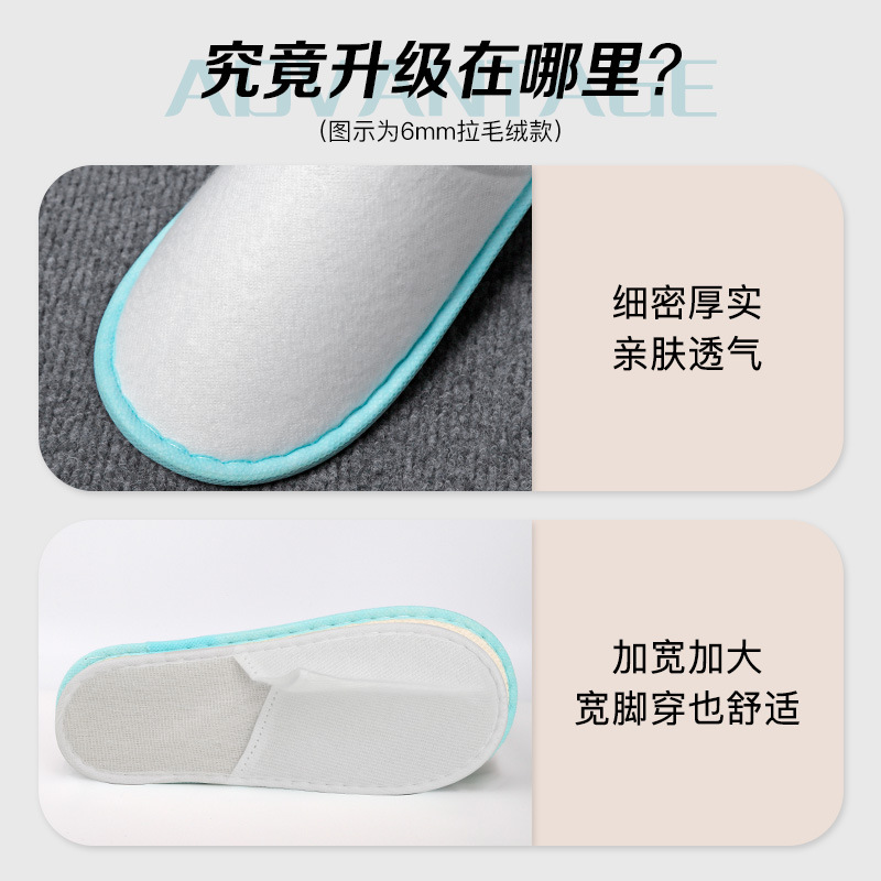 Picture of Disposable Slippers for Star Hotels, B&Bs, Special for Summer Home Use, Non-Slip, Thickened, Hospitality, Customized Wholesale