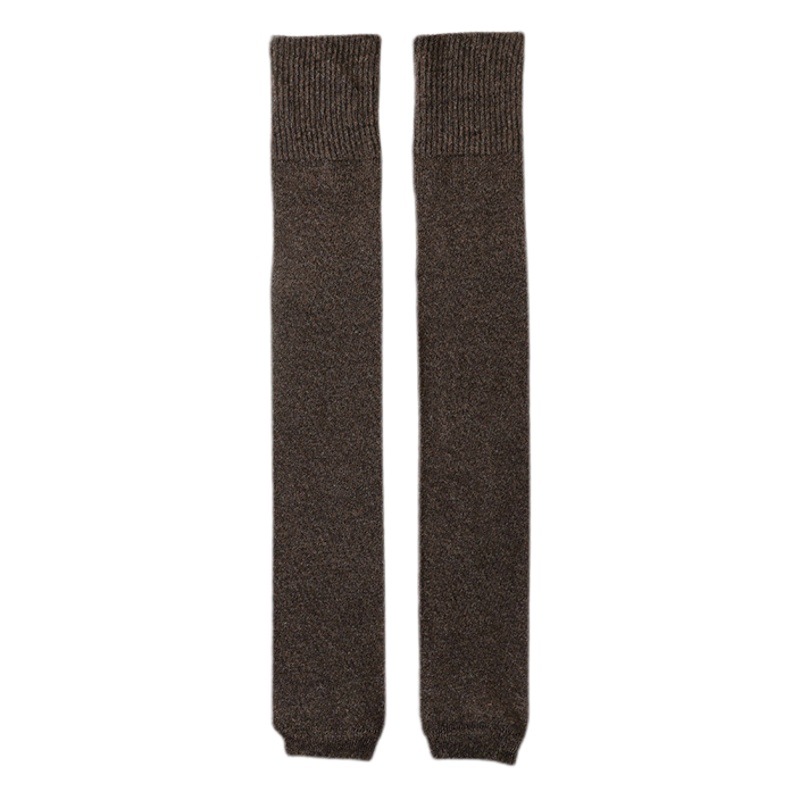 Knee socks women's stockings winter old cold leg leg warm encryption Row solid color long socks wholesale