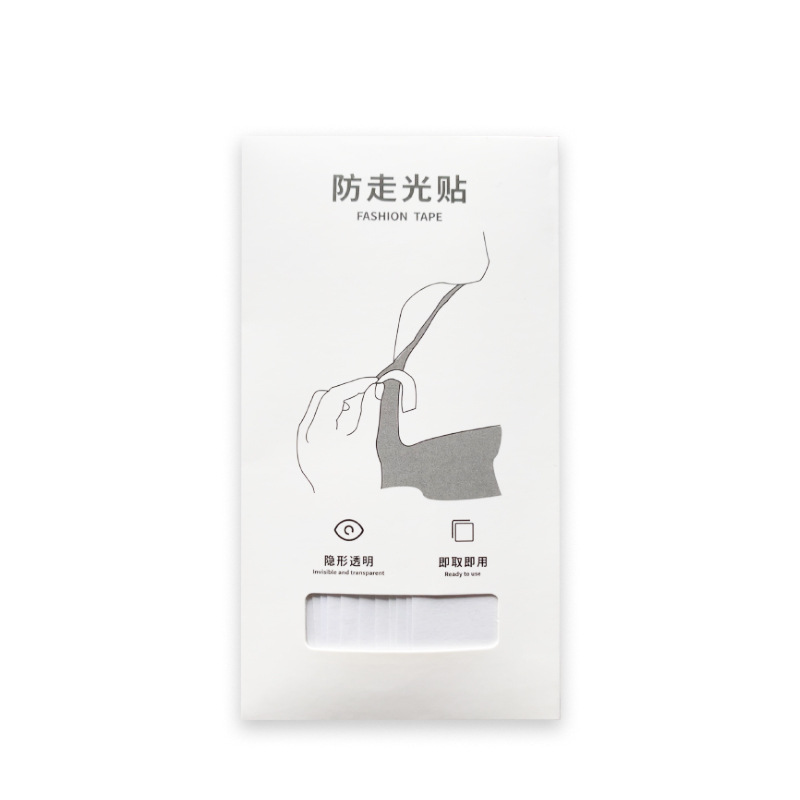 Picture of Invisible Fashion Disposable Double-sided Non-slip Chest Adhesive Shirt Shoulder Strap Adhesive Tape Low-cut Fixed Collar Anti-running Light Sticker