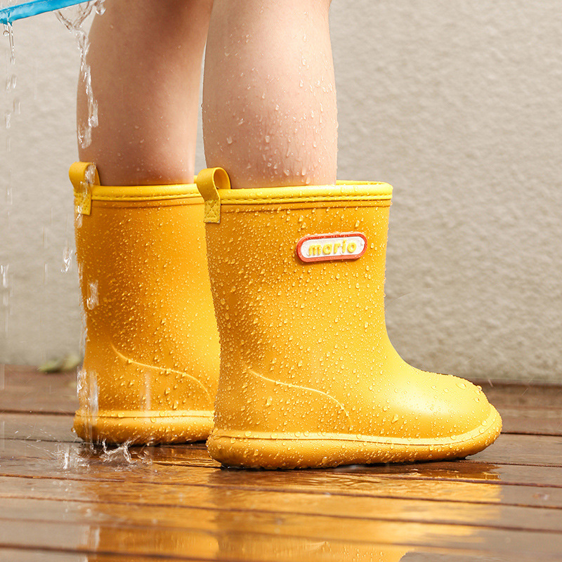 Happy Mary Children's Rain Boots Rainy Season Men's EVA Rain Boots Children's Waterproof Rain Boots Girls' Baby Rain Boots