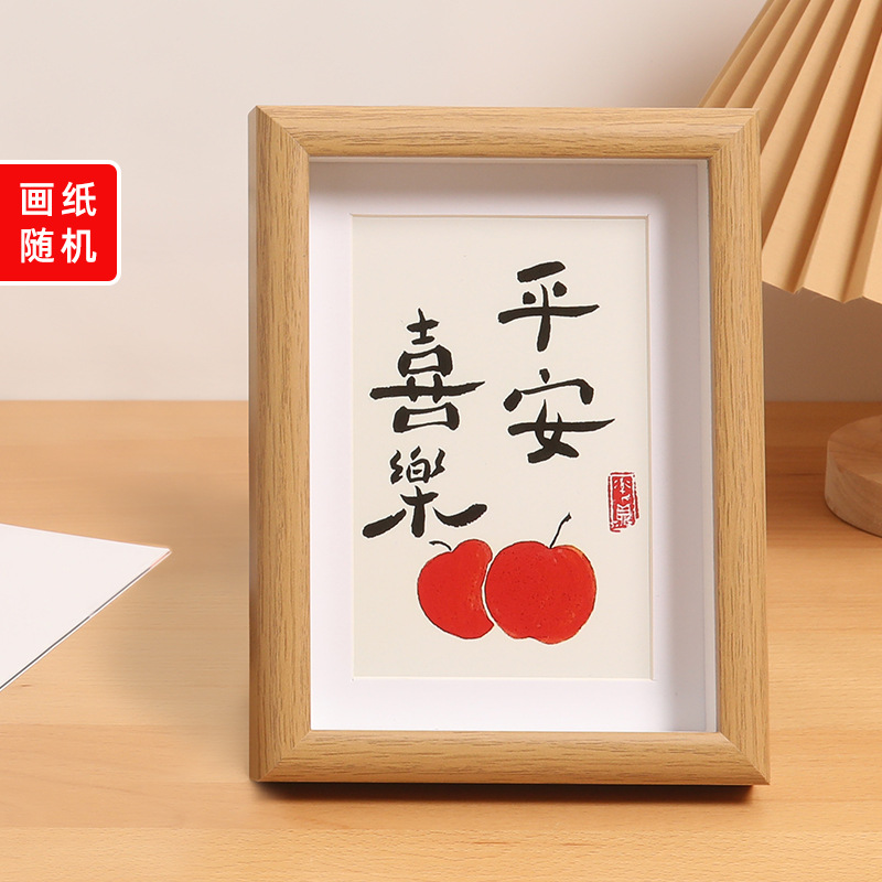 Picture of Hollow Photo Frame Stereo Photo Frame Table 5678inch Photo Frame A4 Wall Hanging Calligraphy Word Frame Dried Flower Photo Frame
