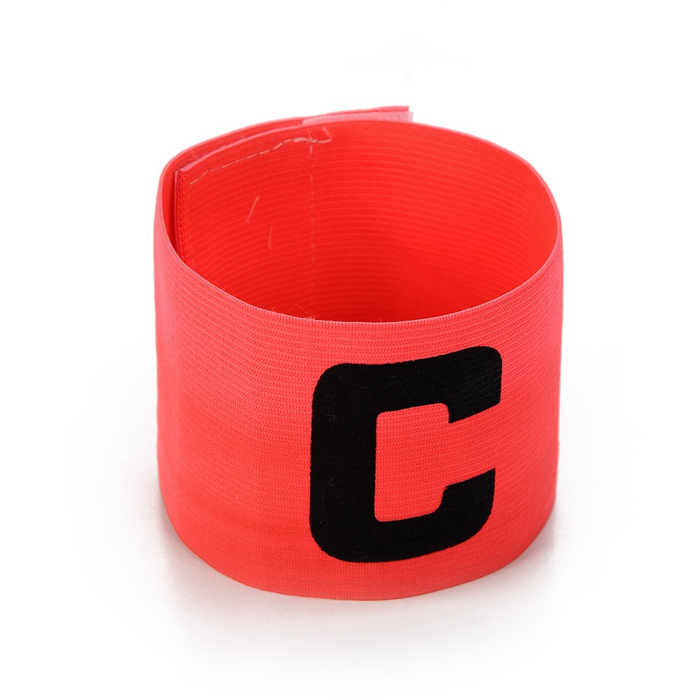 Picture of Captain's Armband Football Game Velcro Basketball Professional Elastic Sticker Event Arm Wrap C-Shaped Label Training