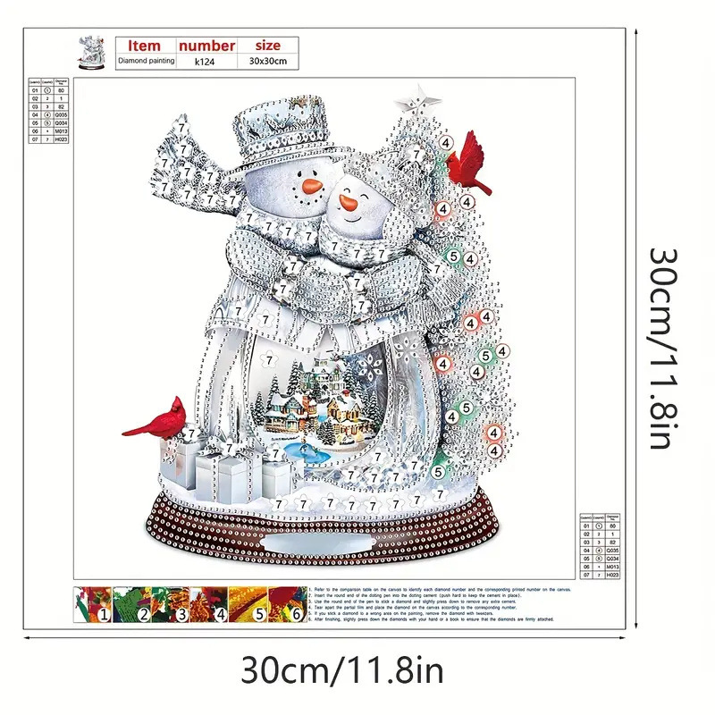 DIY Diamond painting Christmas 30 * 30cm Christmas decorative painting Santa Claus Amazon TEMU