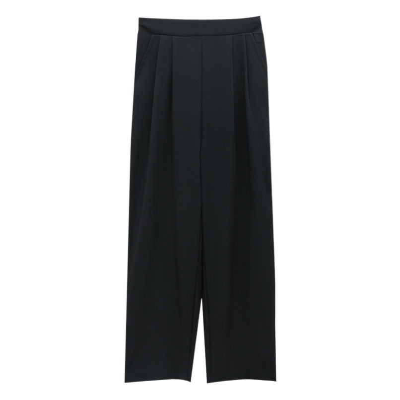 Cross-border Wide-leg Pants Women's High Waist Summer Thin Dape Casual Pants Sports Pants Loose Large Size Straight Slim Look Pants