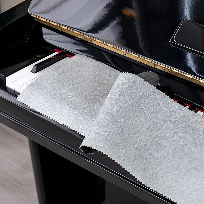 Picture of New piano keyboard dust cover cloth keyboard 88 key triangle vertical electric piano towel piano key simple cloth cover