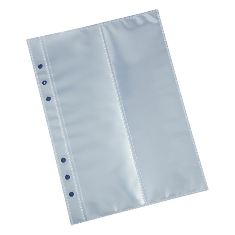 A5 transparent PP inner page insert type 3 inch 5 inch 7 inch compact 6 hole photo album inner page goo card sticker storage core