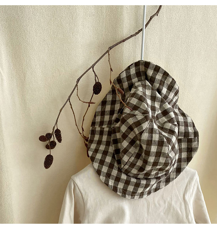 Picture of 2024 Spring & Fall New Korean Style Kidsren's Clothing for Boys and Girls, Cotton Plaid Casual Pants, Kidsren's Pants, Baby Outer Wear